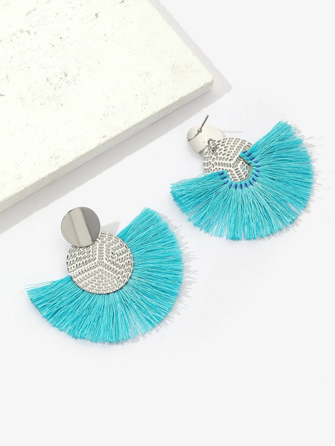 Colorful Fringe Earrings - EveryWares