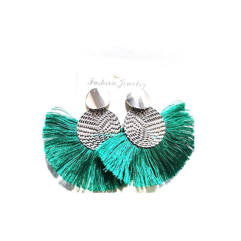 Colorful Fringe Earrings - EveryWares