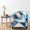 Cover Armchair Geometric Printed Small Sofa Covers - EveryWares