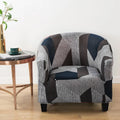 Cover Armchair Geometric Printed Small Sofa Covers - EveryWares