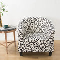 Cover Armchair Geometric Printed Small Sofa Covers - EveryWares