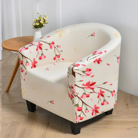 Cover Armchair Geometric Printed Small Sofa Covers - EveryWares