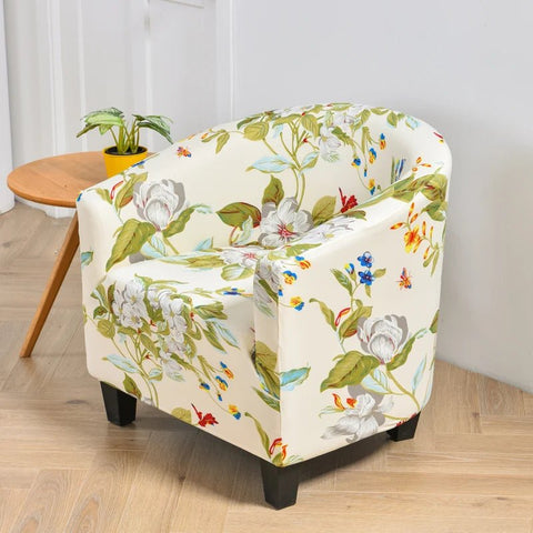 Cover Armchair Geometric Printed Small Sofa Covers - EveryWares