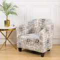 Cover Armchair Geometric Printed Small Sofa Covers - EveryWares