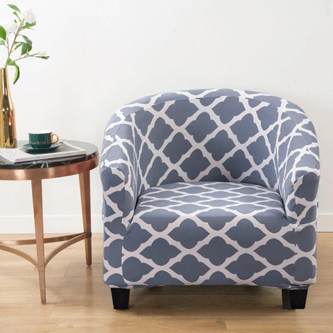 Cover Armchair Geometric Printed Small Sofa Covers - EveryWares