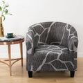 Cover Armchair Geometric Printed Small Sofa Covers - EveryWares