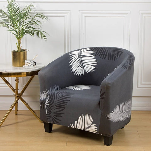 Cover Armchair Geometric Printed Small Sofa Covers - EveryWares