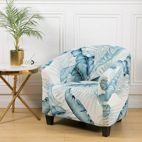 Cover Armchair Geometric Printed Small Sofa Covers - EveryWares