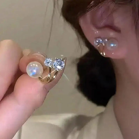 Crystal Earrings Korean - EveryWares