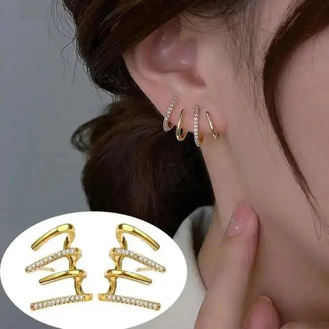 Crystal Earrings Korean - EveryWares