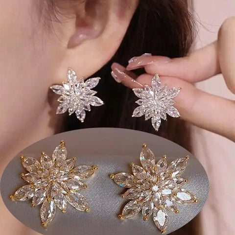 Crystal Earrings Korean - EveryWares