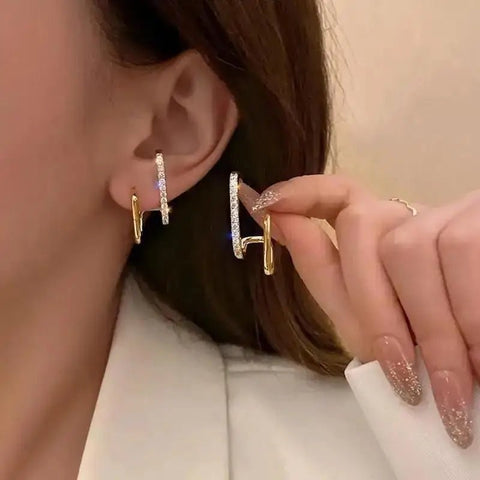 Crystal Earrings Korean - EveryWares