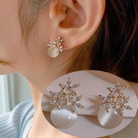 Crystal Earrings Korean - EveryWares