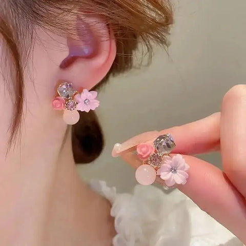 Crystal Earrings Korean - EveryWares