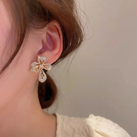 Crystal Earrings Korean - EveryWares