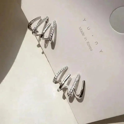 Crystal Earrings Korean - EveryWares