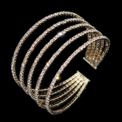 Cuff Opening Bracelet with Crystals - EveryWares