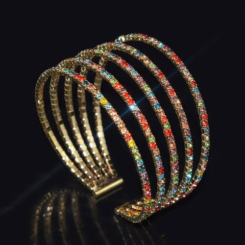 Cuff Opening Bracelet with Crystals - EveryWares