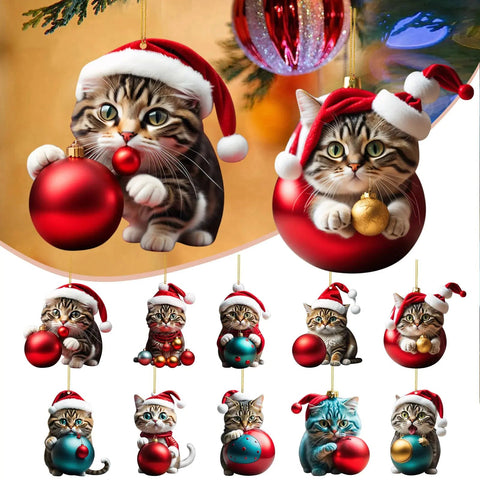 Cute Cat Christmas Ornaments - EveryWares