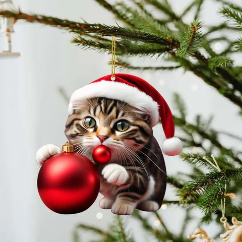 Cute Cat Christmas Ornaments - EveryWares