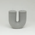 Decorative Candle U - Shaped Geometric Scented - EveryWares