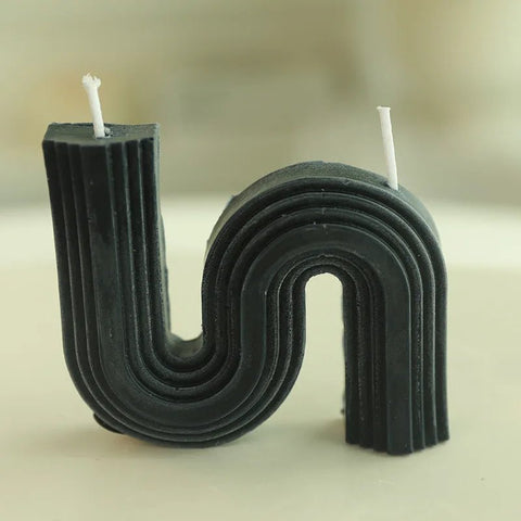 Decorative Candle U - Shaped Geometric Scented - EveryWares