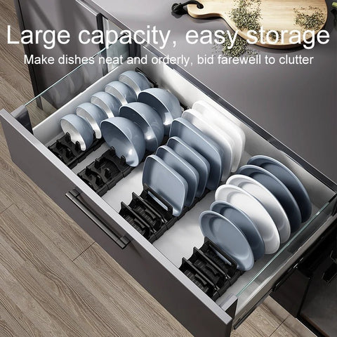 Dish Organizer for Drawers - EveryWares