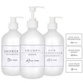 Dispenser Bottle Shampoo, Soap and Shower Gel - EveryWares