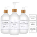 Dispenser Bottle Shampoo, Soap and Shower Gel - EveryWares