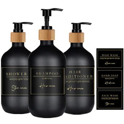 Dispenser Bottle Shampoo, Soap and Shower Gel - EveryWares