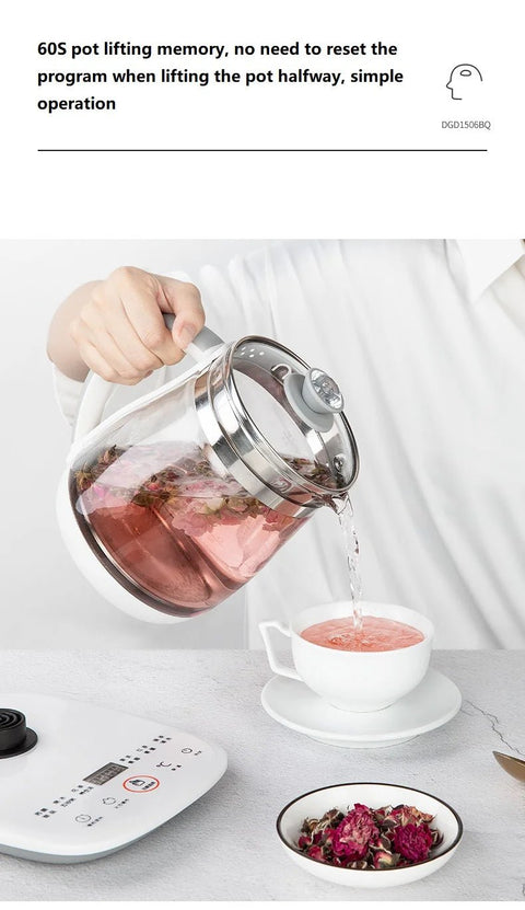 Domestic Automatic Electric Glass Kettle 1.5L - EveryWares