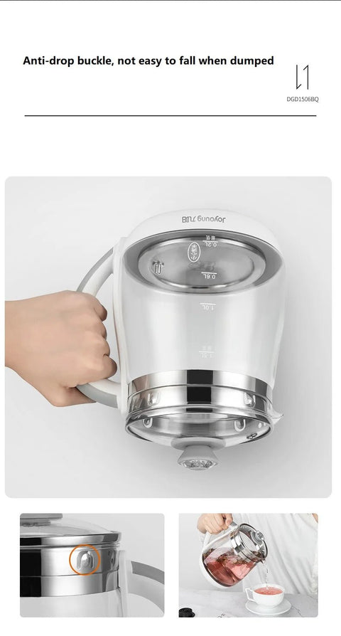 Domestic Automatic Electric Glass Kettle 1.5L - EveryWares