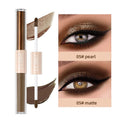 Double End Glitter Matte Eye Shadow Stick Pencil Eyeshadow Makeup Waterproof - EveryWares