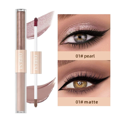 Double End Glitter Matte Eye Shadow Stick Pencil Eyeshadow Makeup Waterproof - EveryWares