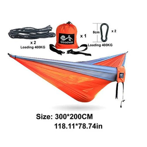 Double Person Outdoor Camping Hammock Nylon - EveryWares