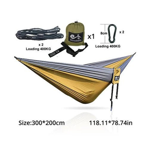 Double Person Outdoor Camping Hammock Nylon - EveryWares