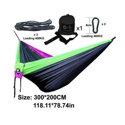 Double Person Outdoor Camping Hammock Nylon - EveryWares