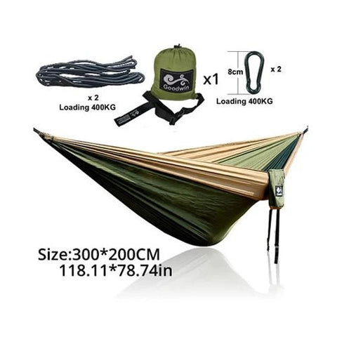 Double Person Outdoor Camping Hammock Nylon - EveryWares