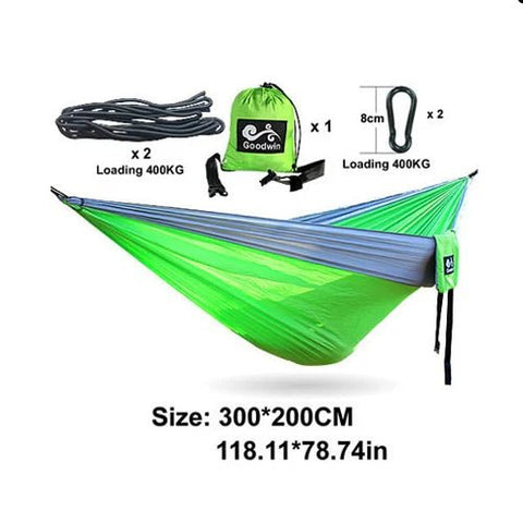 Double Person Outdoor Camping Hammock Nylon - EveryWares