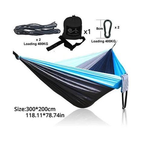 Double Person Outdoor Camping Hammock Nylon - EveryWares