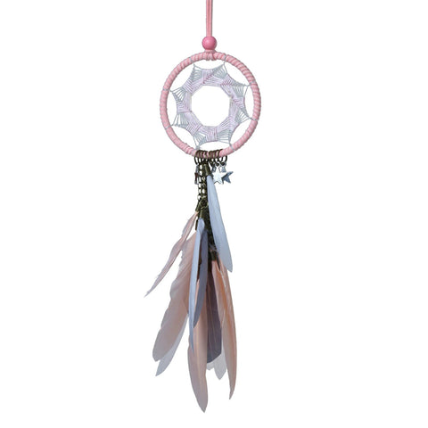 Dreamcatcher Moon Handmade Wind Chimes Wall Ornament Room Decoration - EveryWares