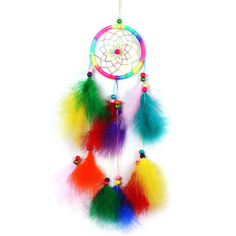 Dreamcatcher Moon Handmade Wind Chimes Wall Ornament Room Decoration - EveryWares