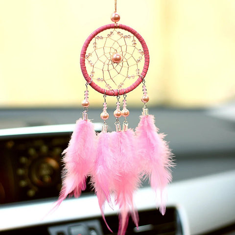 Dreamcatcher Moon Handmade Wind Chimes Wall Ornament Room Decoration - EveryWares