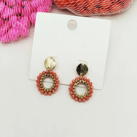 Drop Earrings Ear Handmade Crystal Beads Earrings - EveryWares