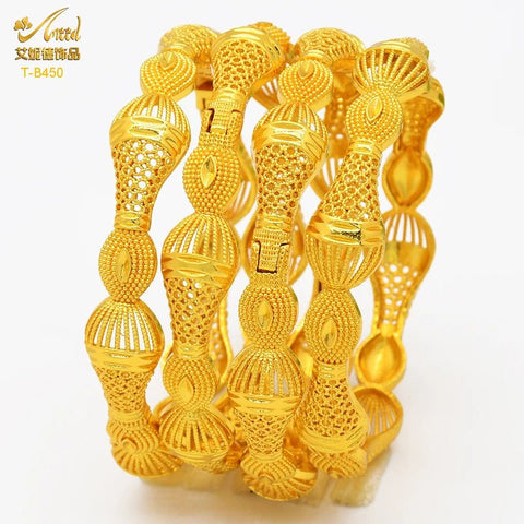 Dubai 24K Gold Bracelets Luxury Jewelry Designers - EveryWares