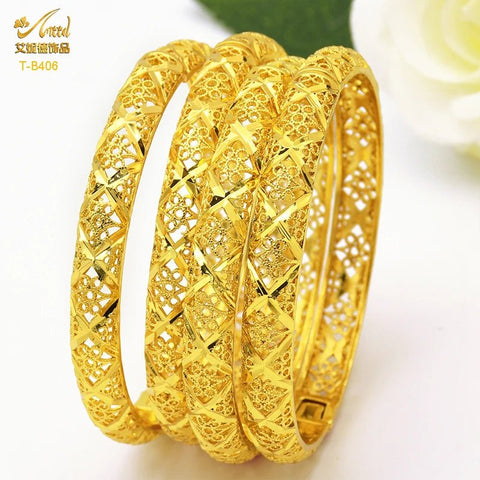 Dubai 24K Gold Bracelets Luxury Jewelry Designers - EveryWares