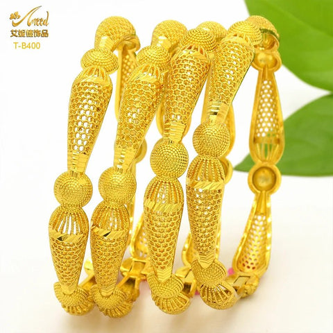 Dubai 24K Gold Bracelets Luxury Jewelry Designers - EveryWares