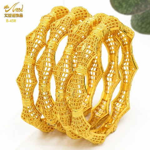 Dubai 24K Gold Bracelets Luxury Jewelry Designers - EveryWares