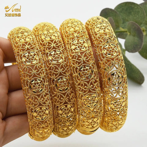 Dubai 24K Gold Bracelets Luxury Jewelry Designers - EveryWares