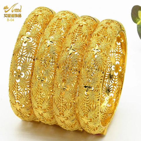 Dubai 24K Gold Bracelets Luxury Jewelry Designers - EveryWares